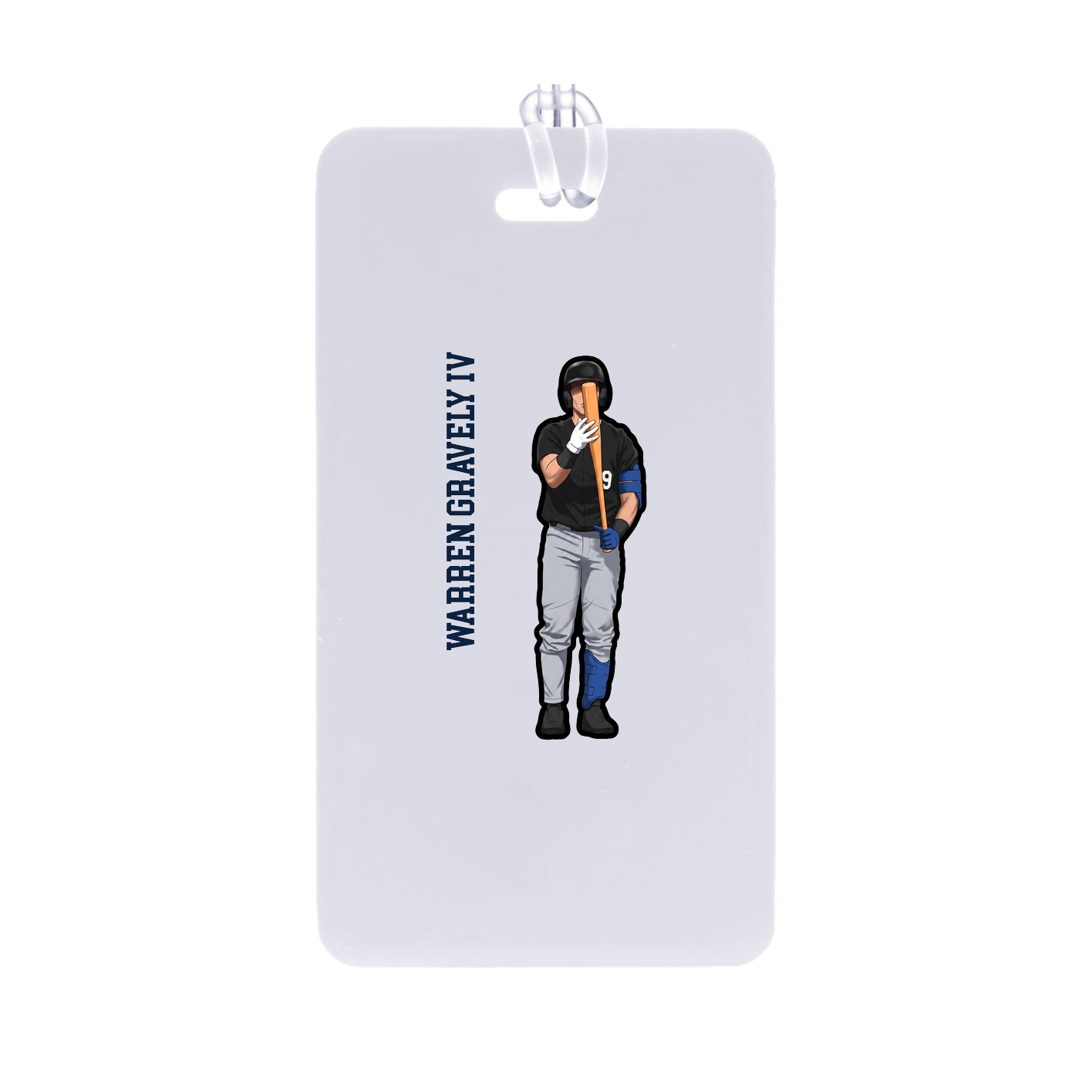 Bag Tag — Name Vertical in Classic