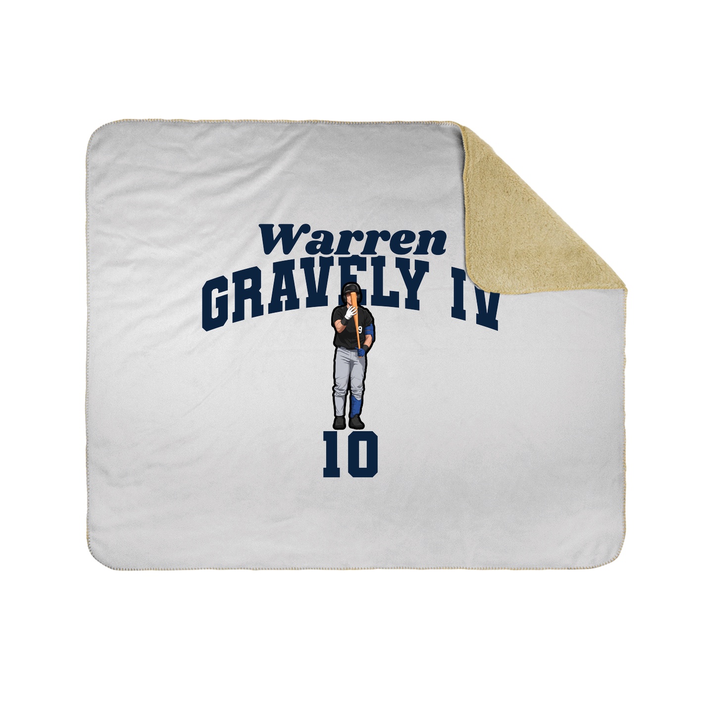 Throw Blanket — Signature Arch in White