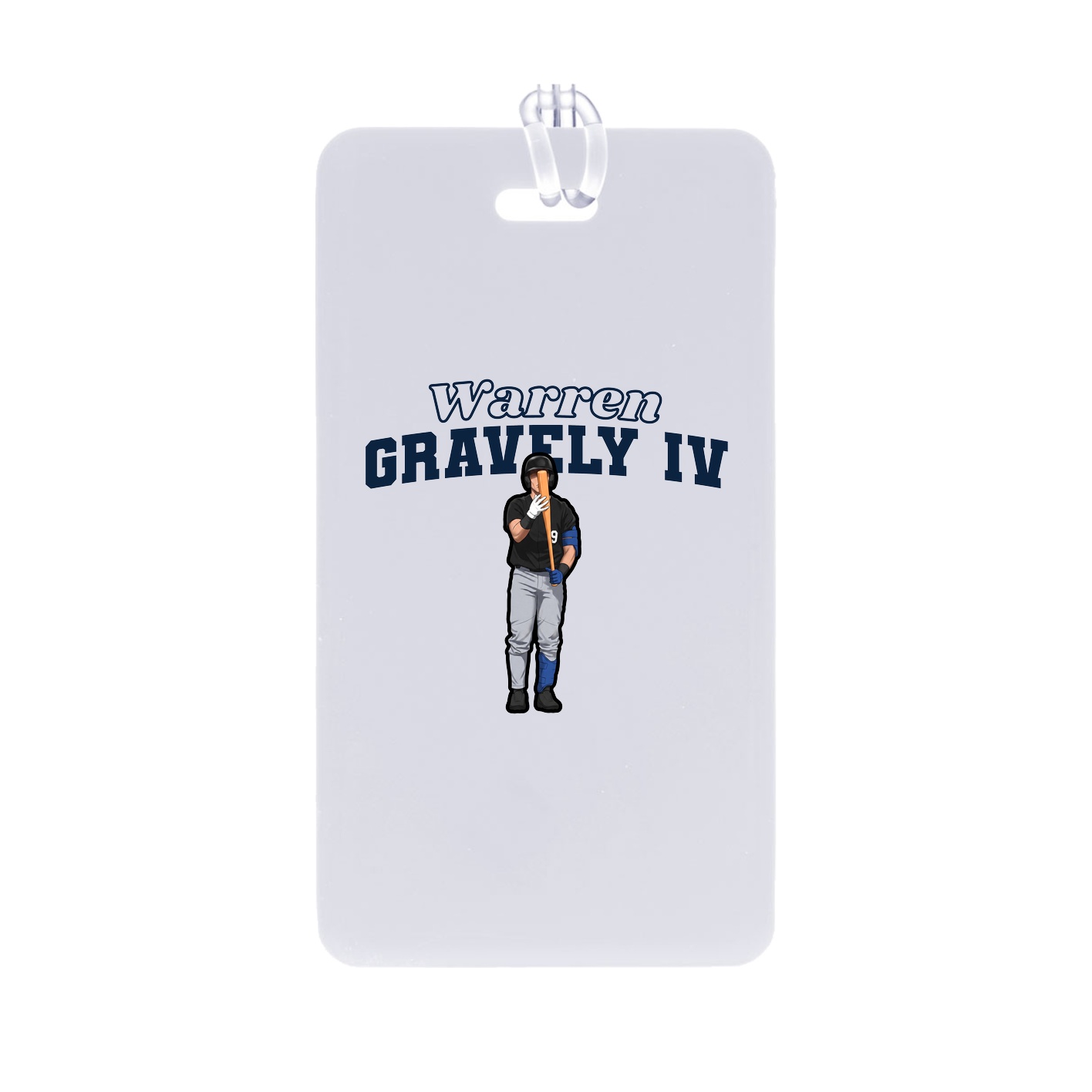 Bag Tag — Name Arch in Classic