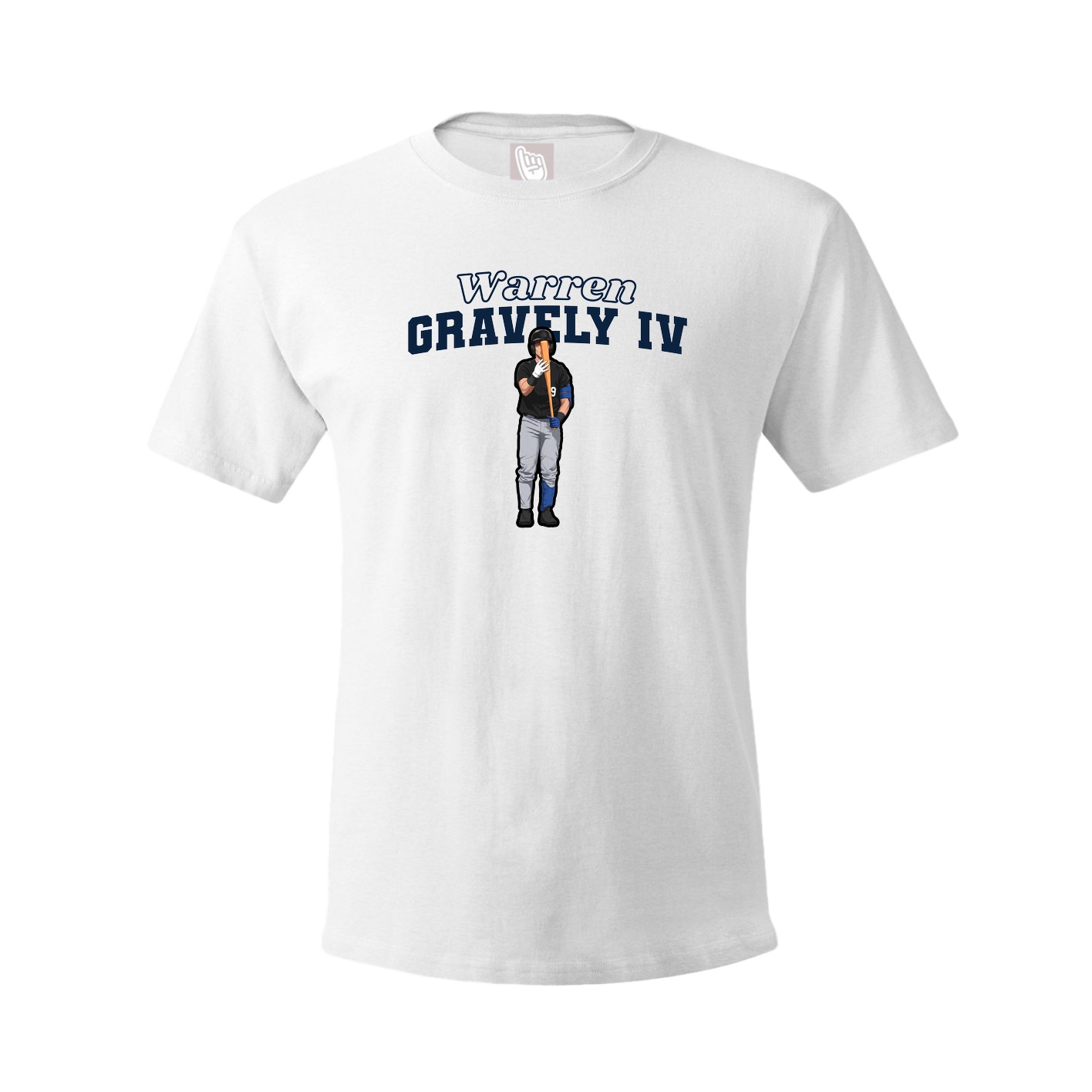 Tee — Name Arch in White