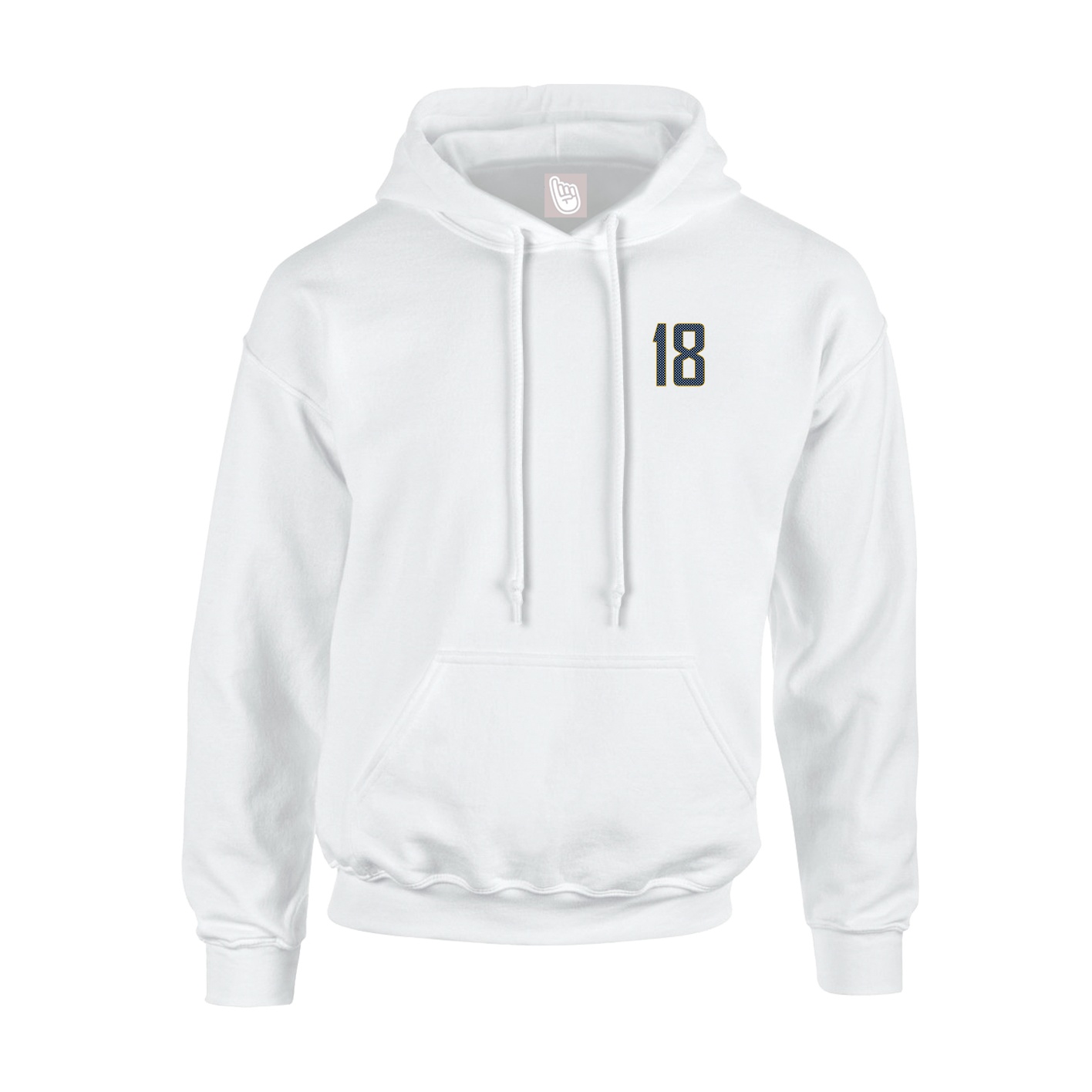 Youth Hoodie — Front Shirsy in White