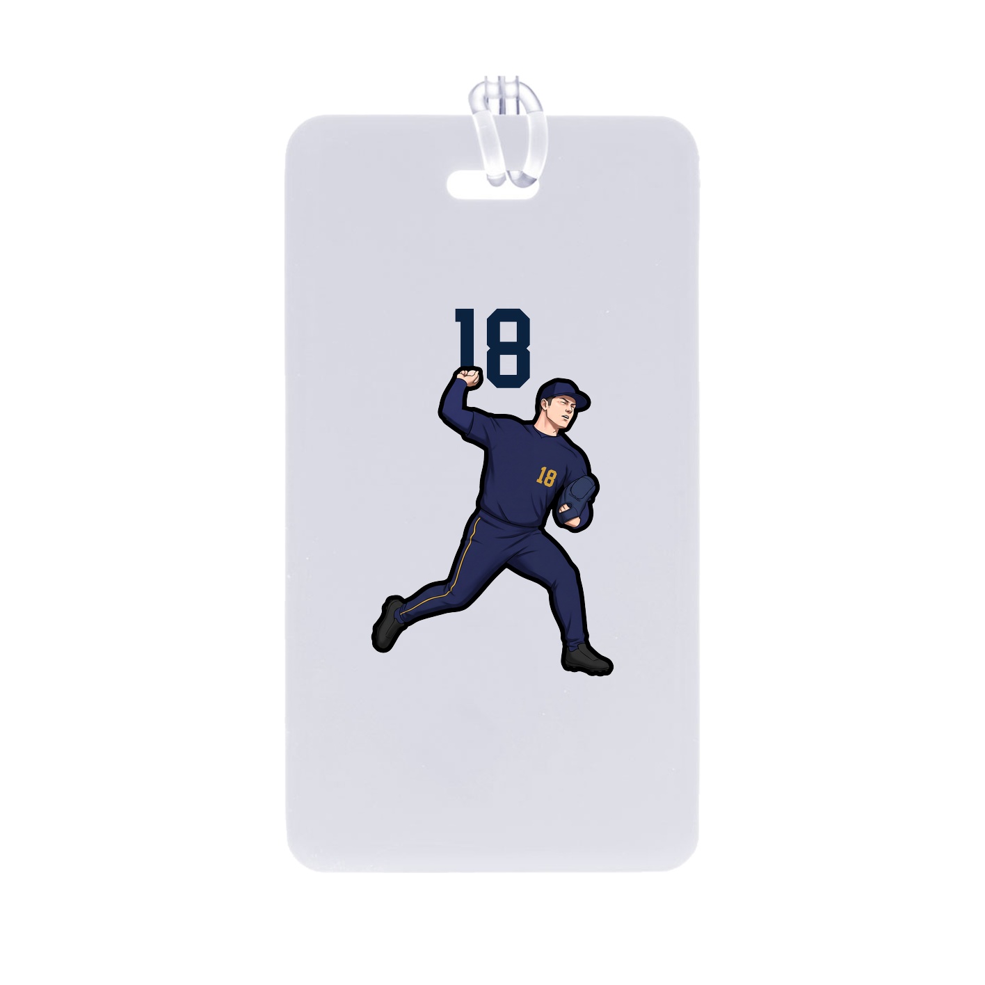 Bag Tag — Number Top in Classic