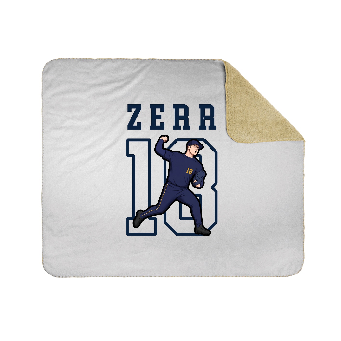 Throw Blanket — Shirsey in White
