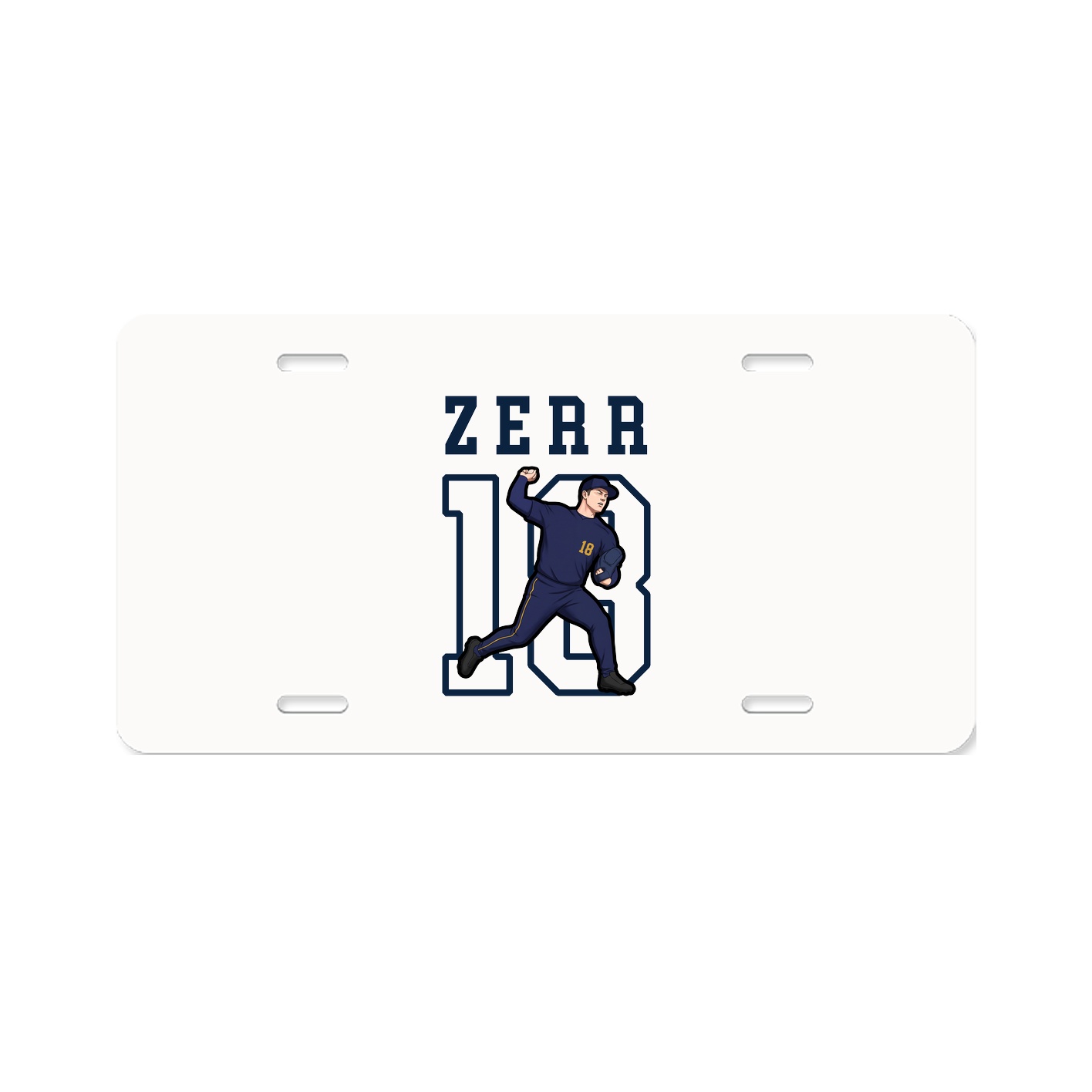 License Plate — Shirsey in Classic