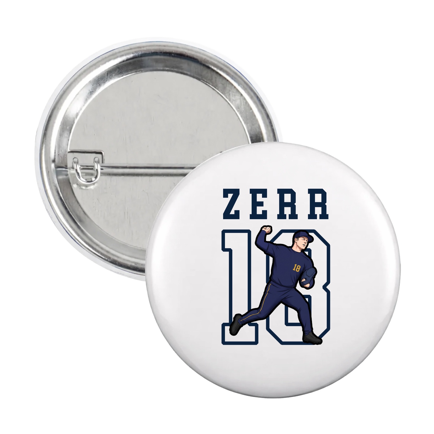 Game Day Button — Shirsey in White