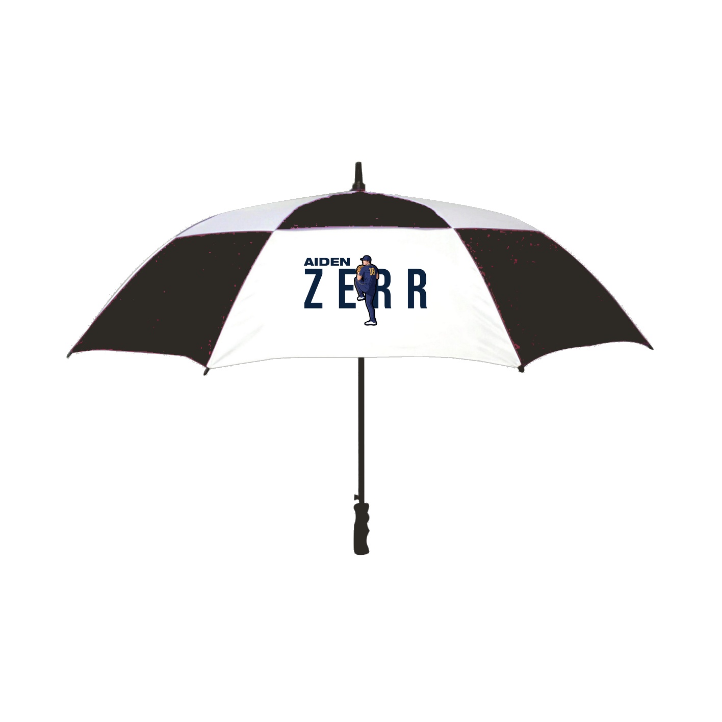 Golf Umbrella — Player Name in Black