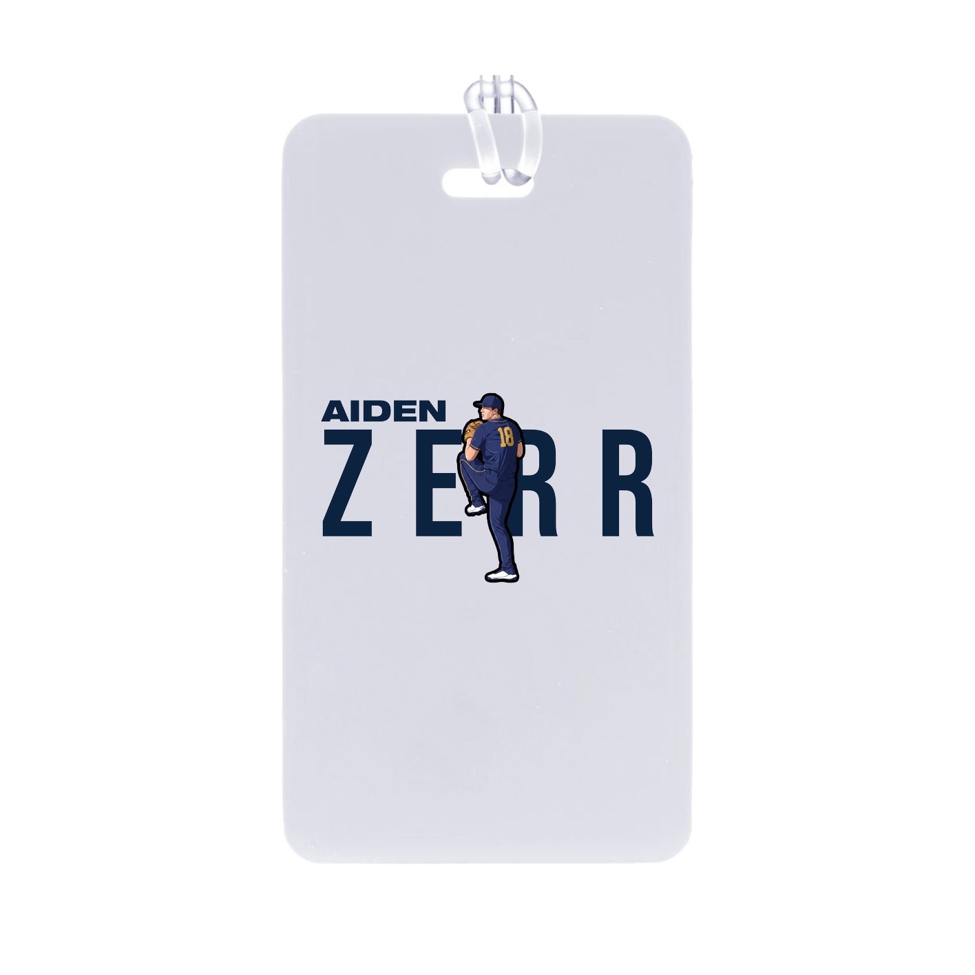 Bag Tag — Player Name in Classic