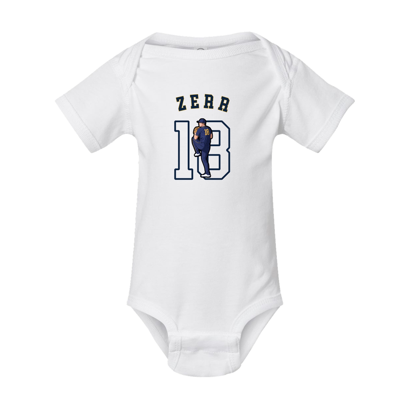 Baby Onesie — Shirsey Arch in White