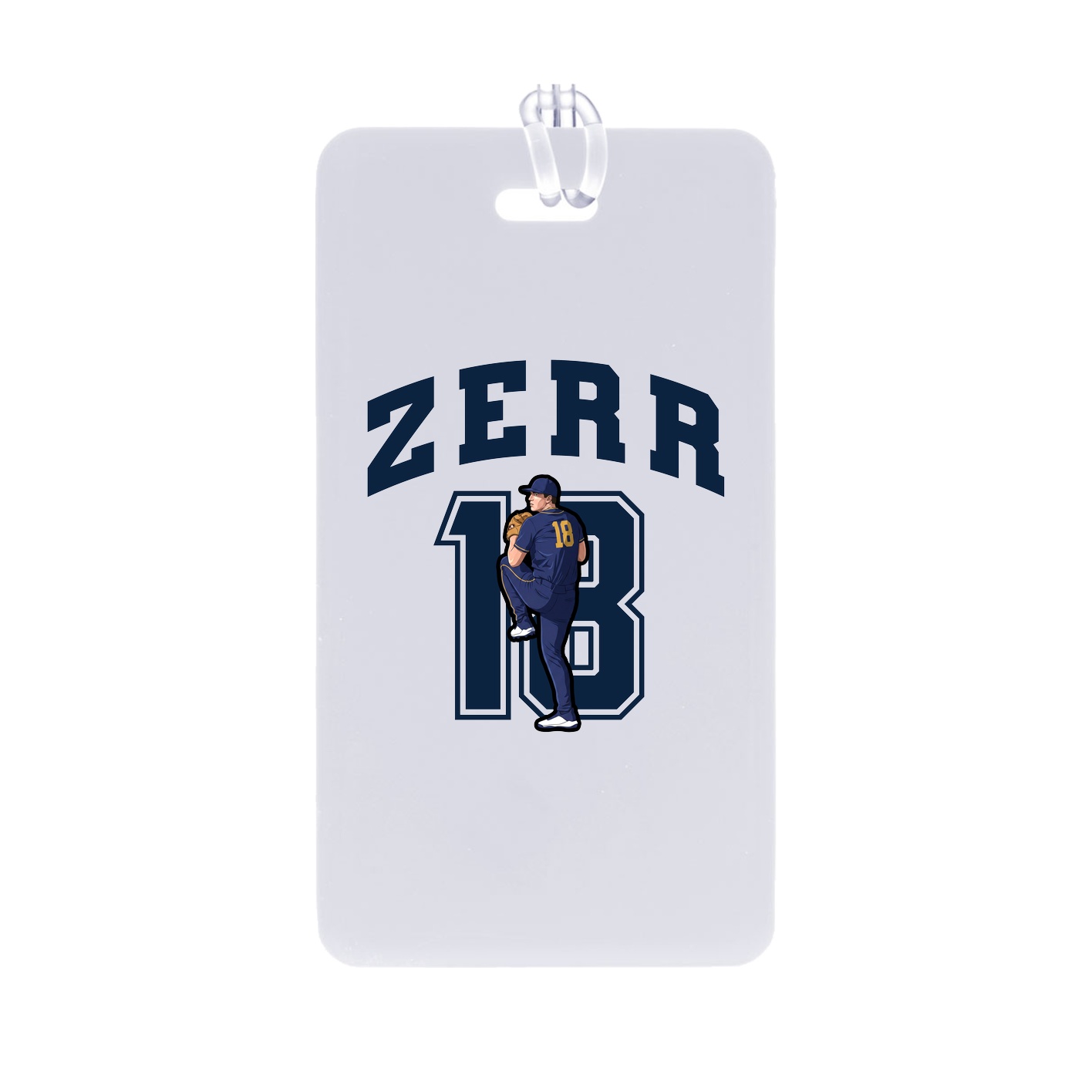Bag Tag — Number in Classic