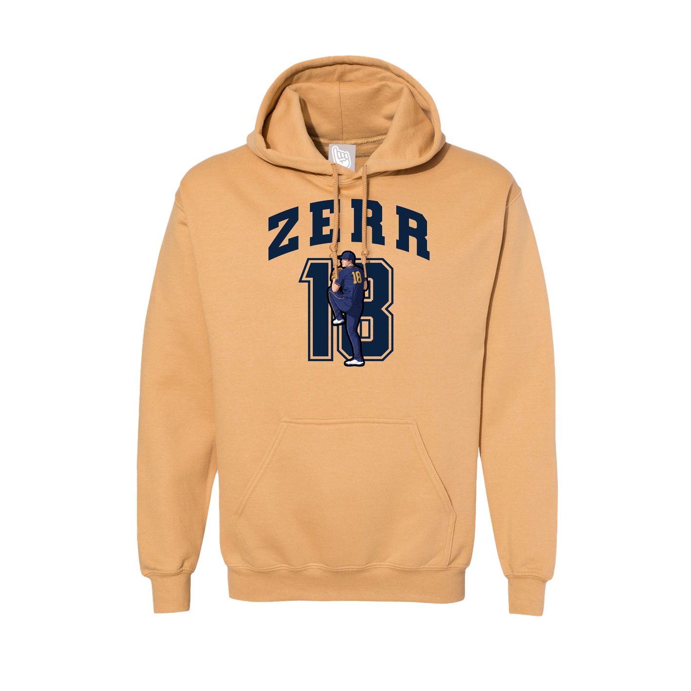 Hoodie — Number in Vegas Gold
