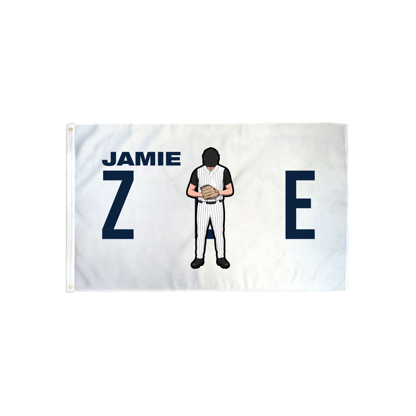 3x5 Flag — Player Name in Classic