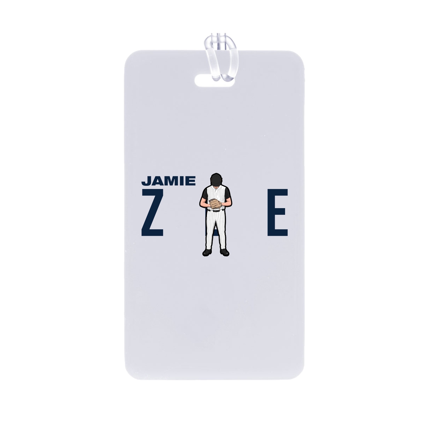 Bag Tag — Player Name in Classic