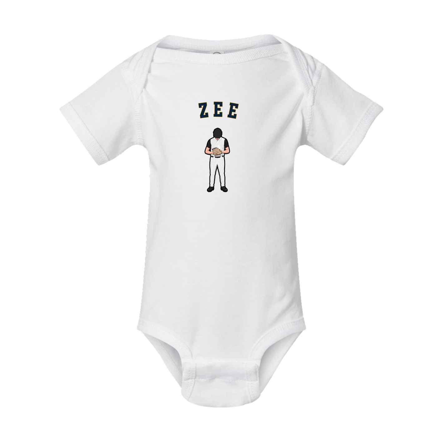 Baby Onesie — Shirsey Arch in White