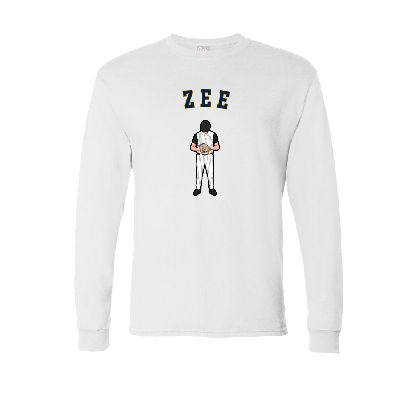 Long Sleeve Tee — Shirsey Arch in White