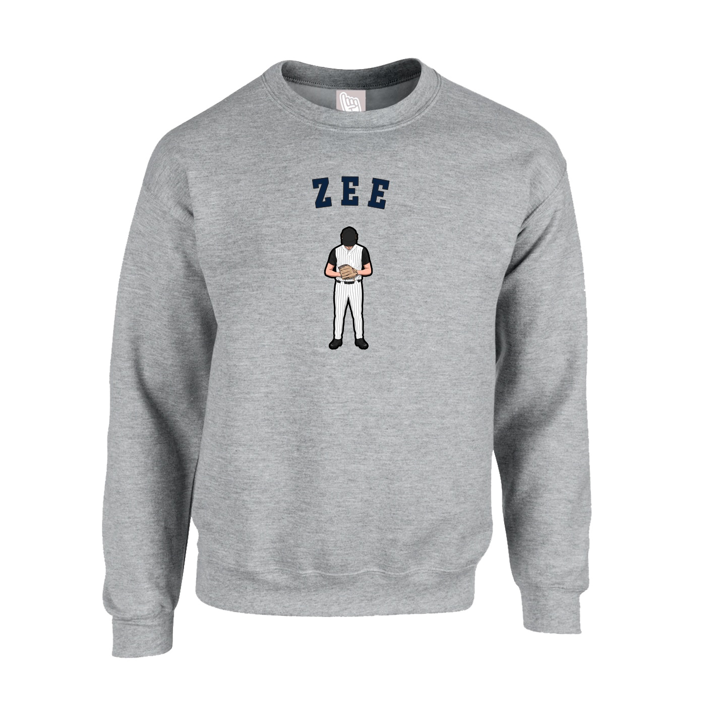 Fleece Crew — Shirsey Arch in Grey