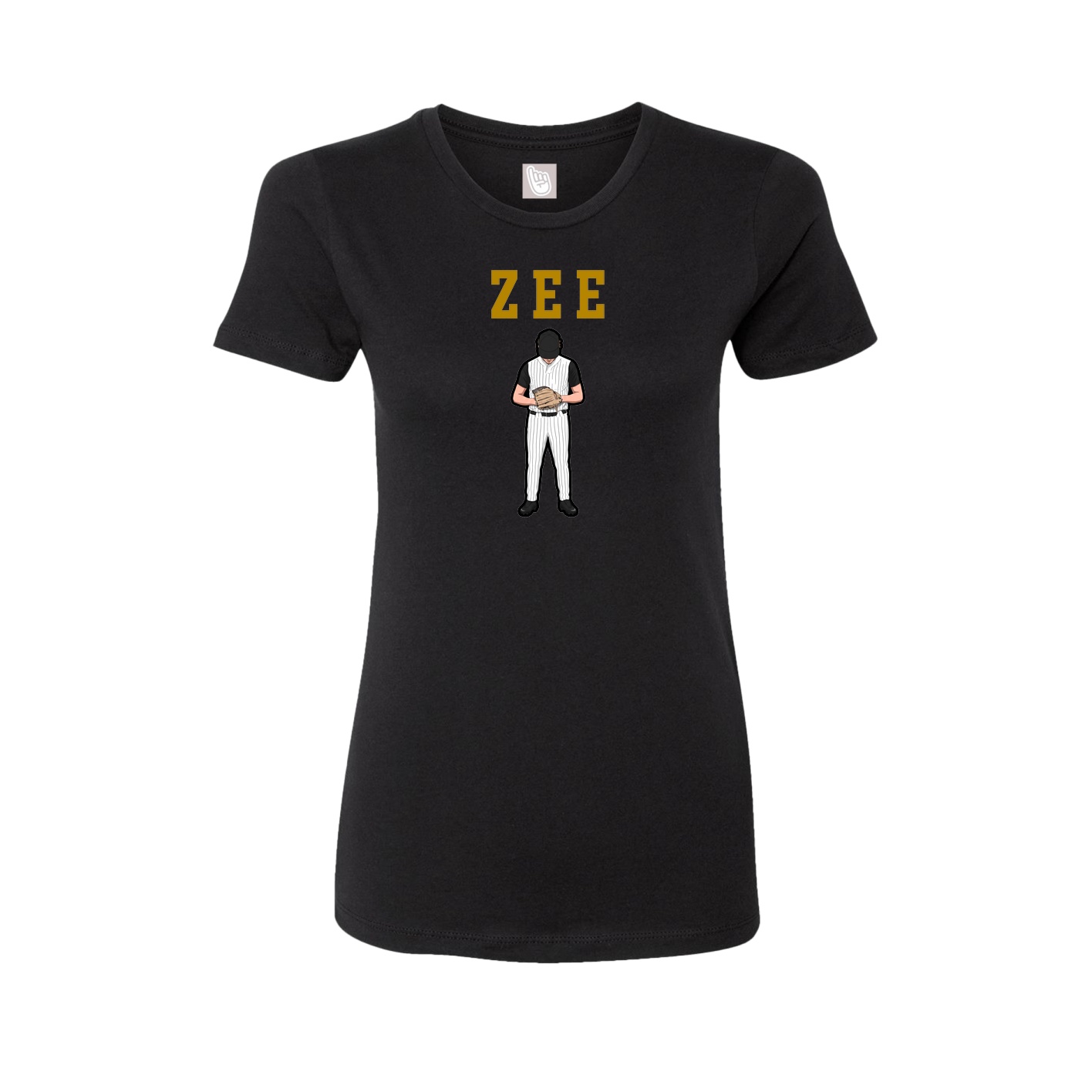 Fitted Women's Tee — Shirsey in Black