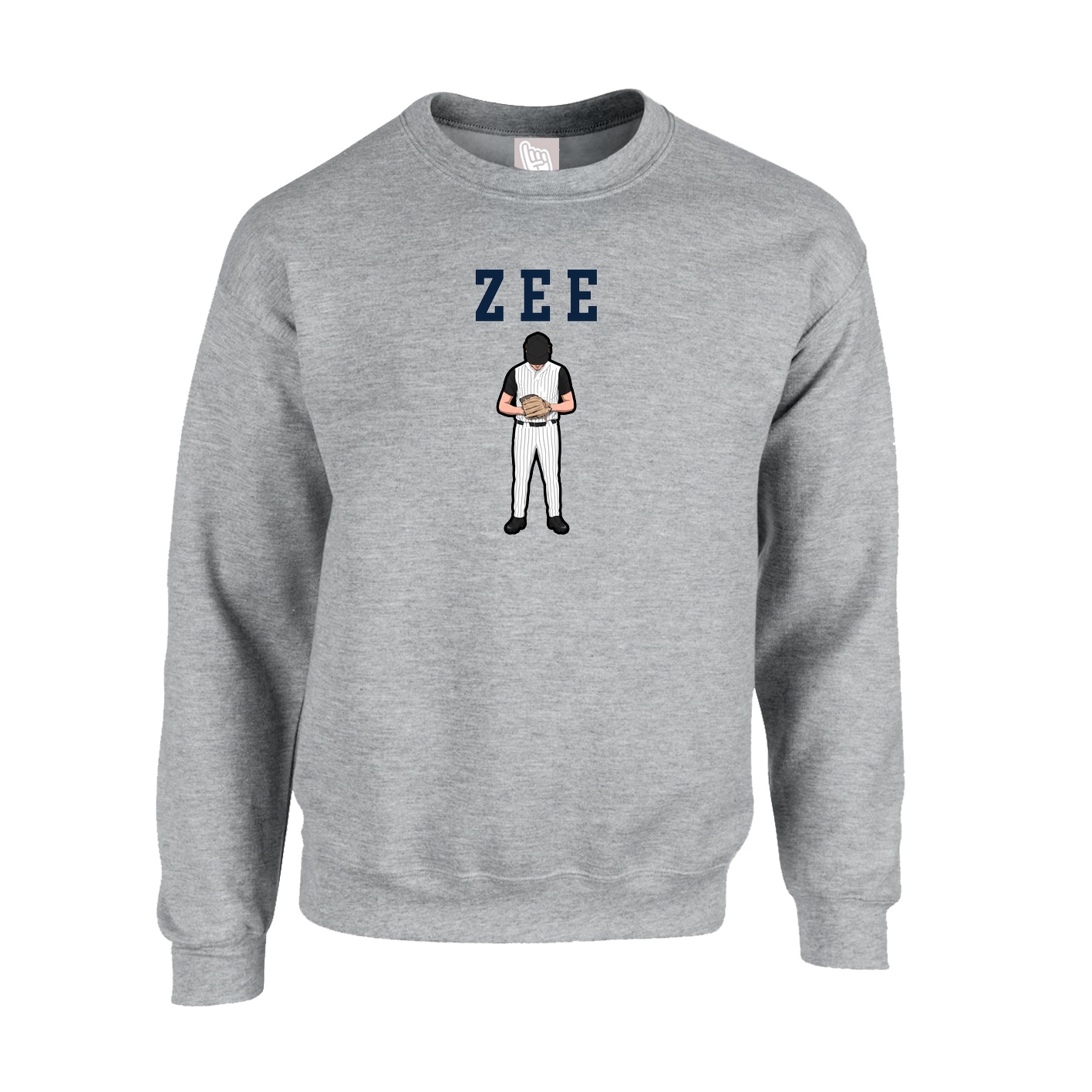Fleece Crew — Shirsey in Grey