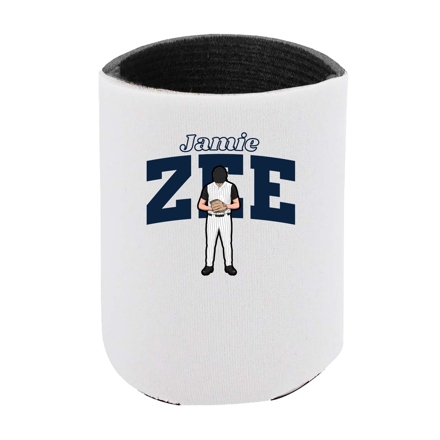 Can Holder — Name Arch in White