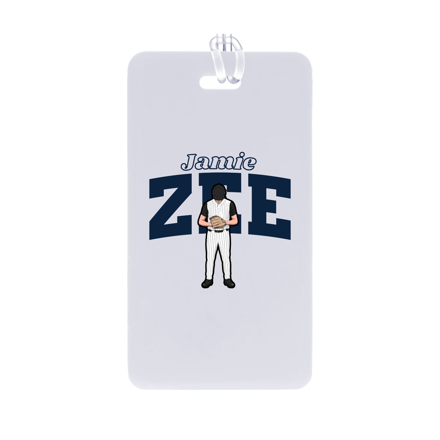Bag Tag — Name Arch in Classic