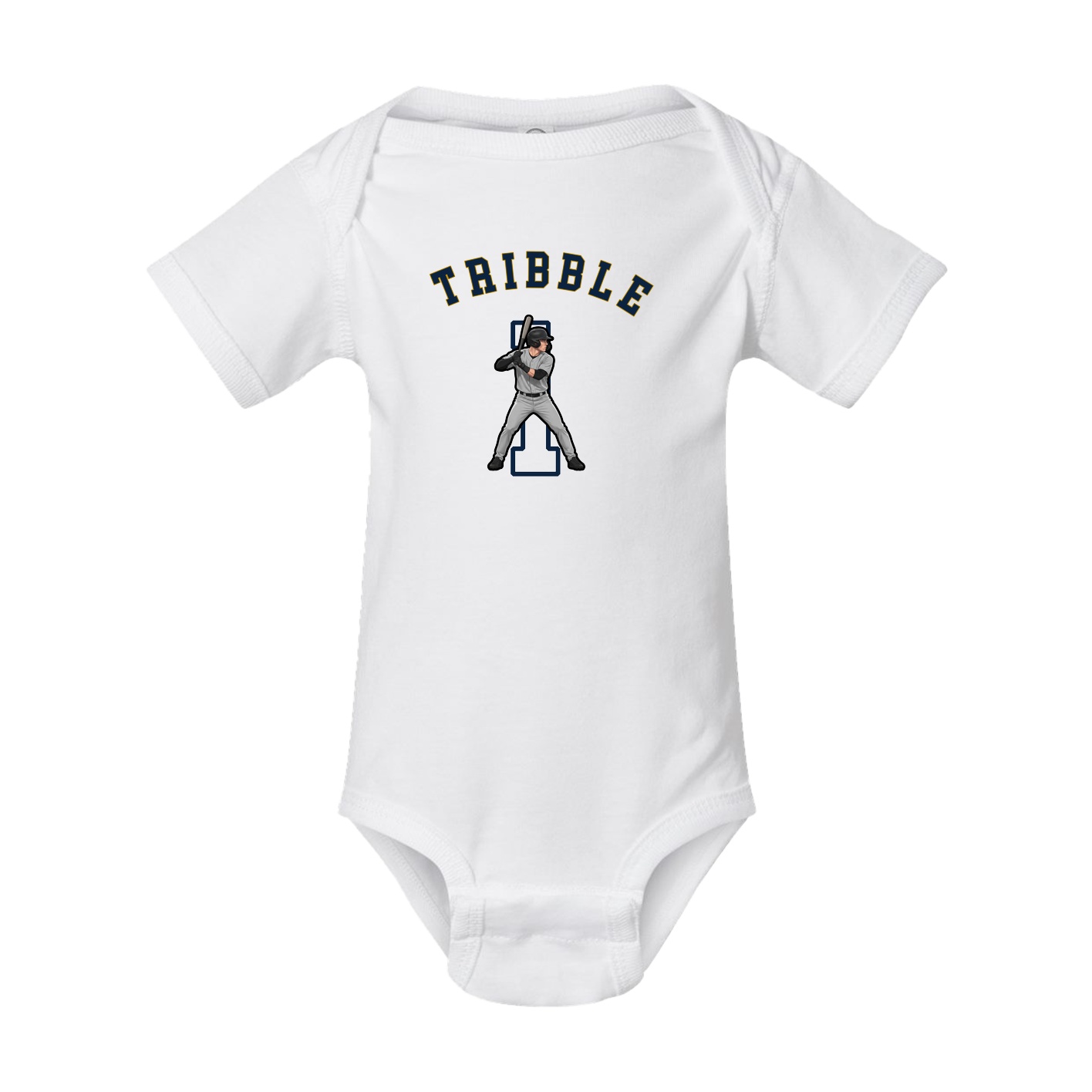 Baby Onesie — Shirsey Arch in White