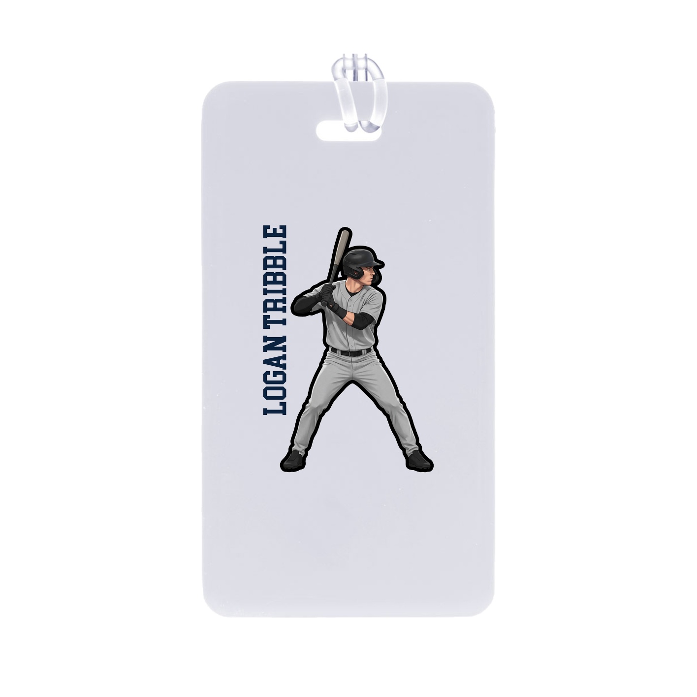 Bag Tag — Name Vertical in Classic