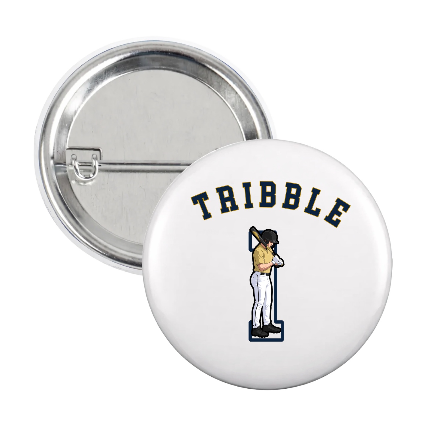 Game Day Button — Shirsey Arch in White