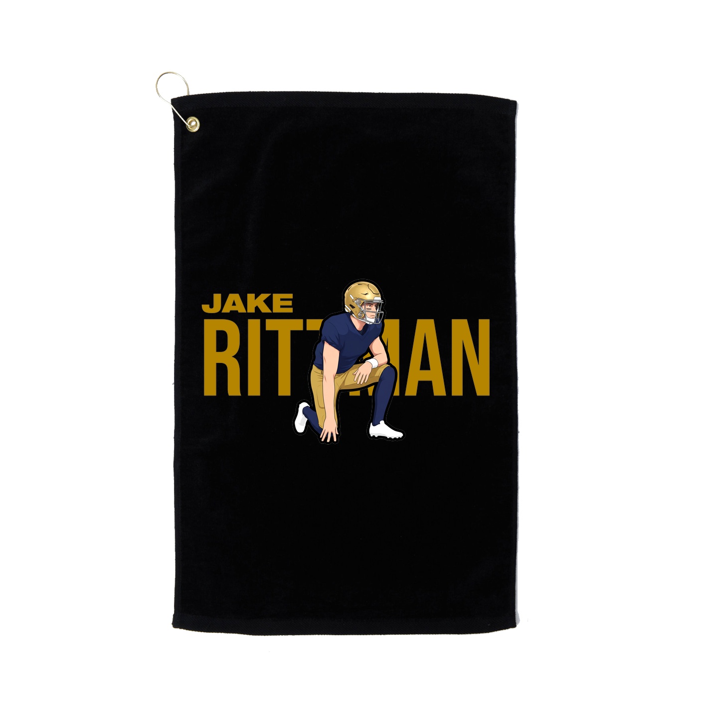 Golf Towel — Player Name in Black