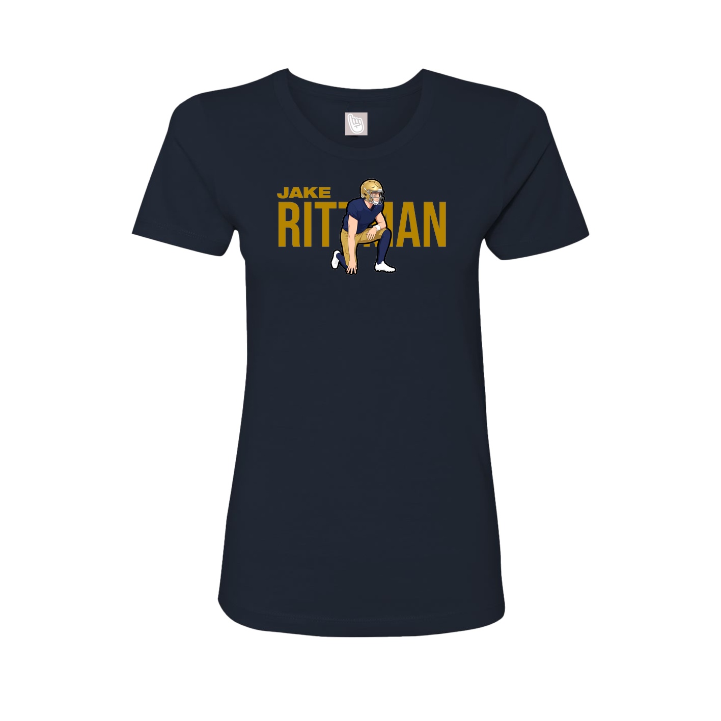 Womens Tee — Player Name in Navy