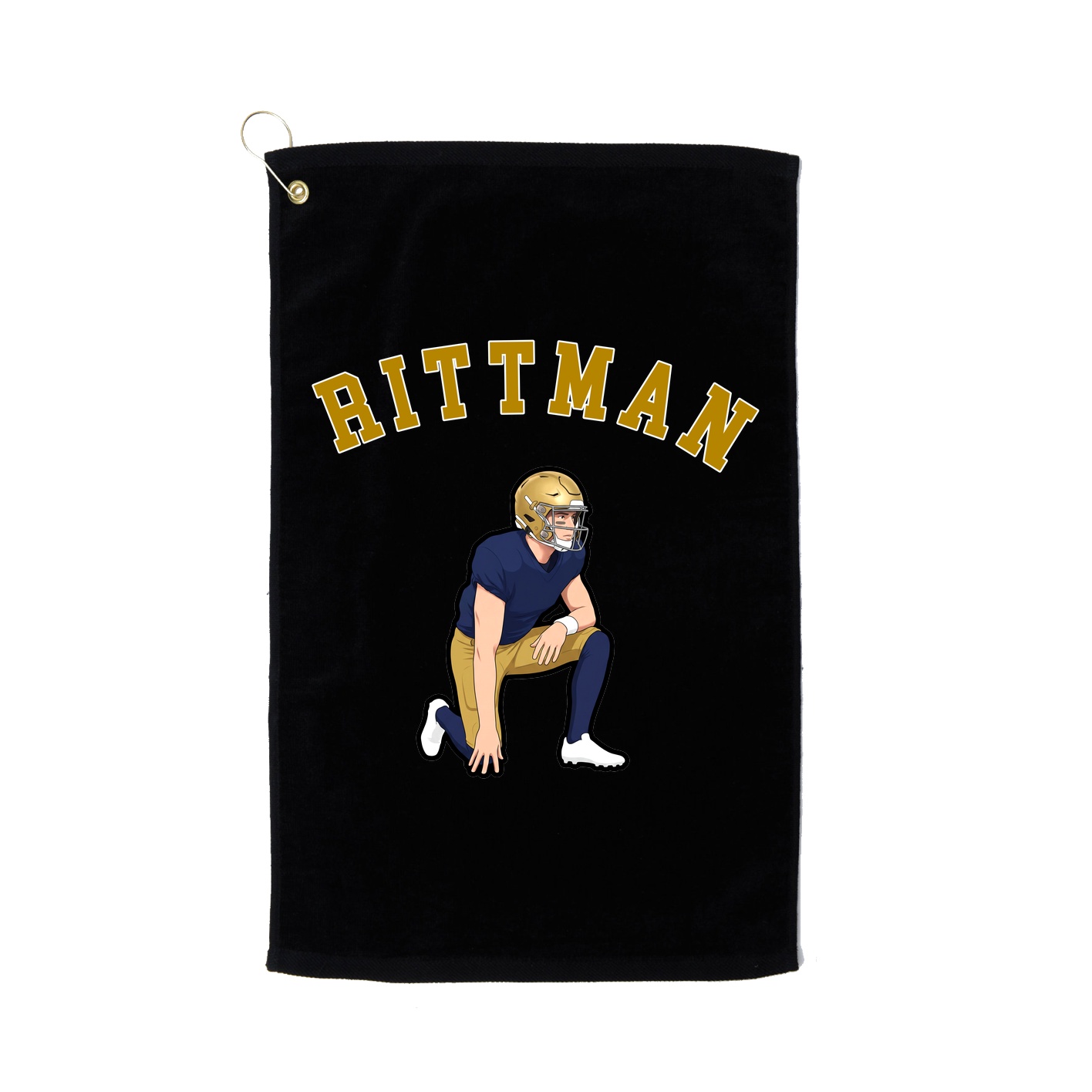 Golf Towel — Shirsey Arch in Black