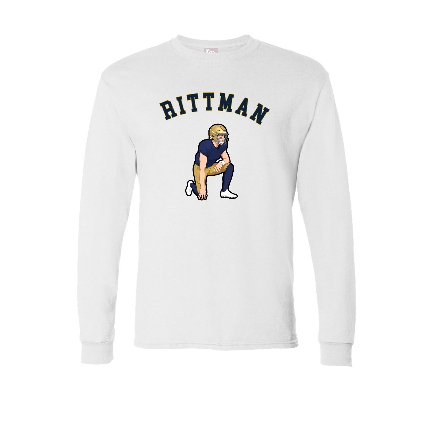 Long Sleeve Tee — Shirsey Arch in White