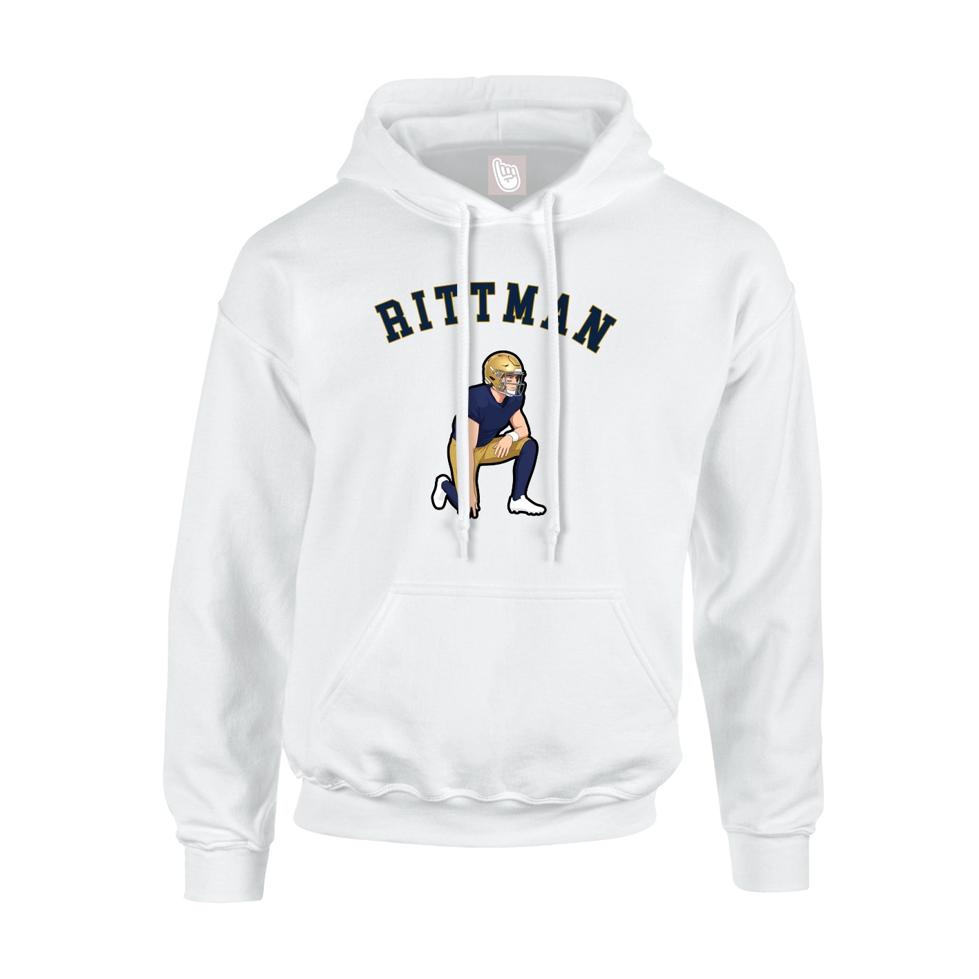 Youth Hoodie — Shirsey Arch in White
