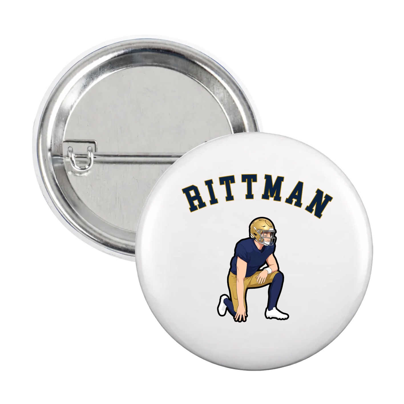 Game Day Button — Shirsey Arch in White
