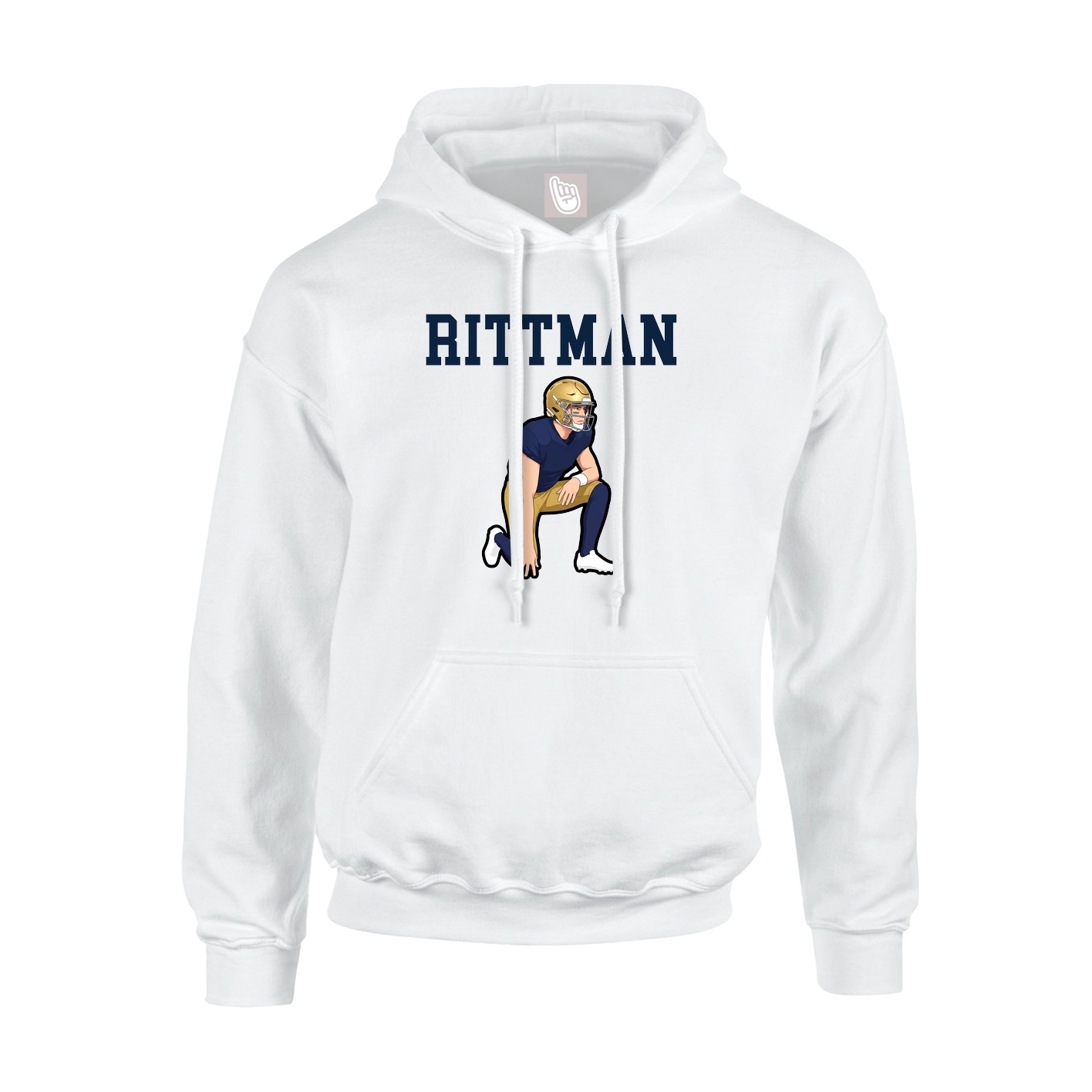 Hoodie — Shirsey in White