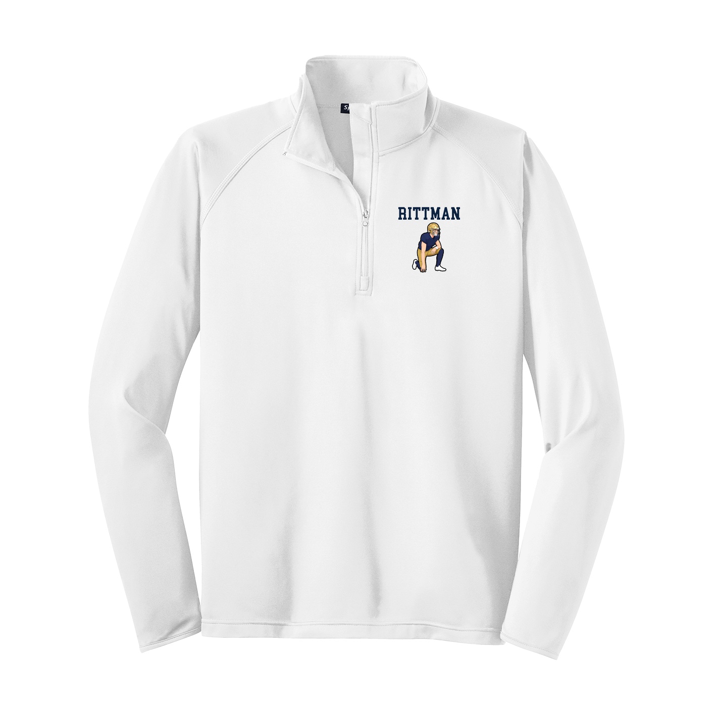 Q-Zip Pullover — Shirsey in White