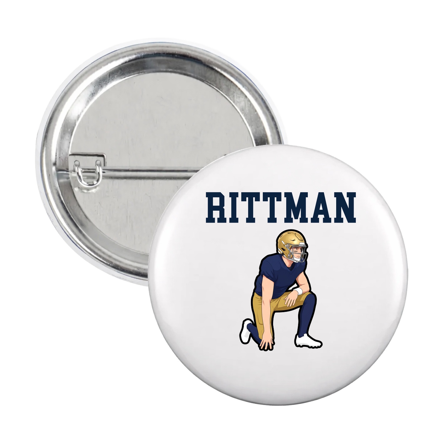 Game Day Button — Shirsey in White