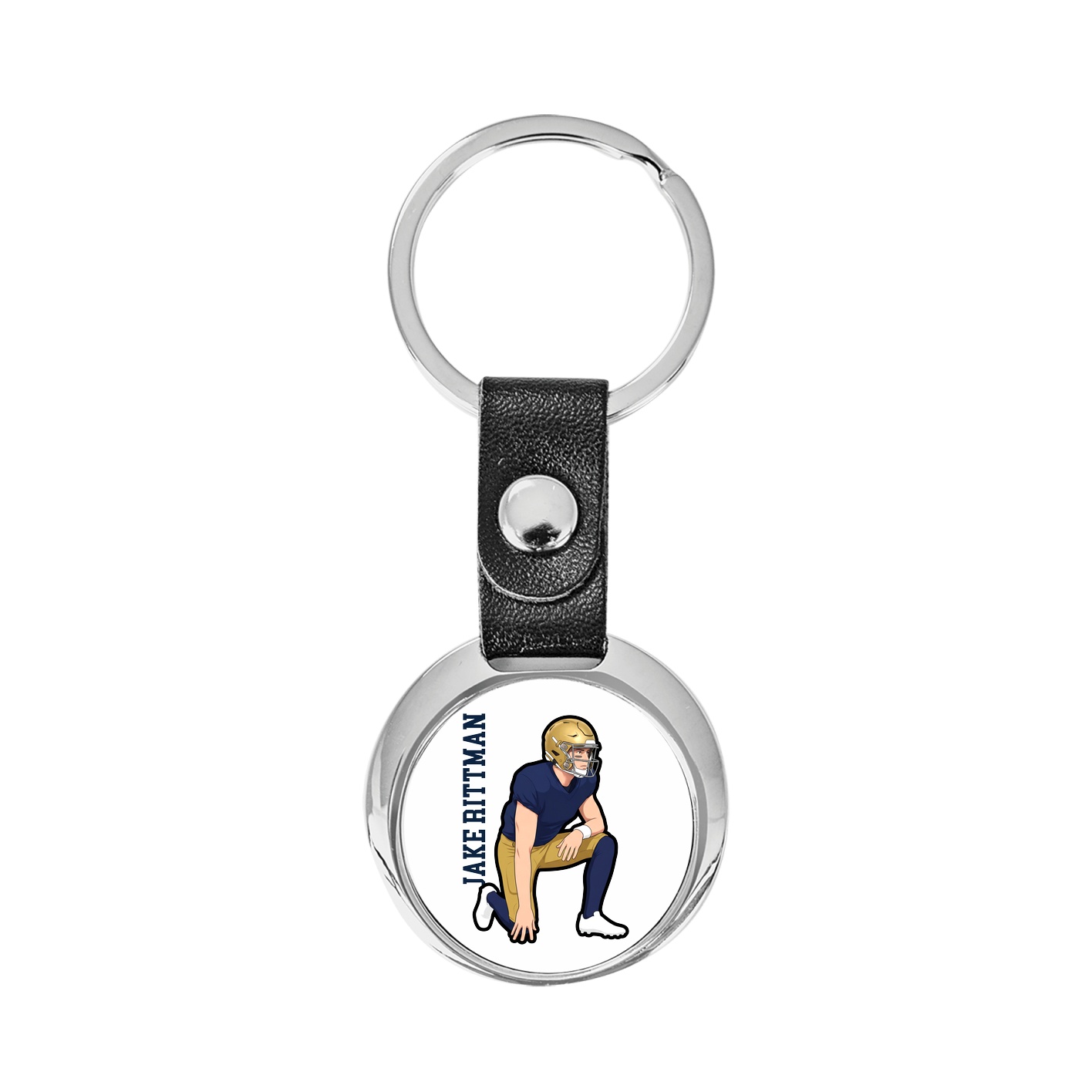Key Chain — Name Vertical in Classic
