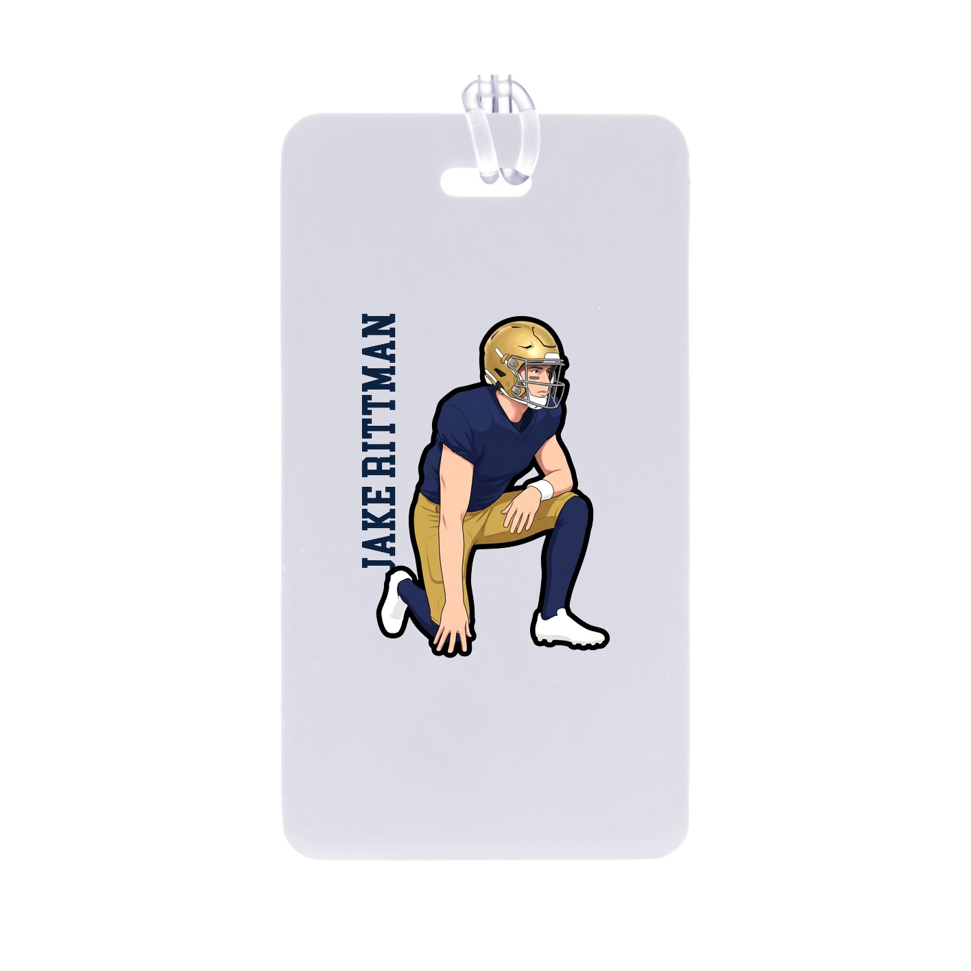 Bag Tag — Name Vertical in Classic