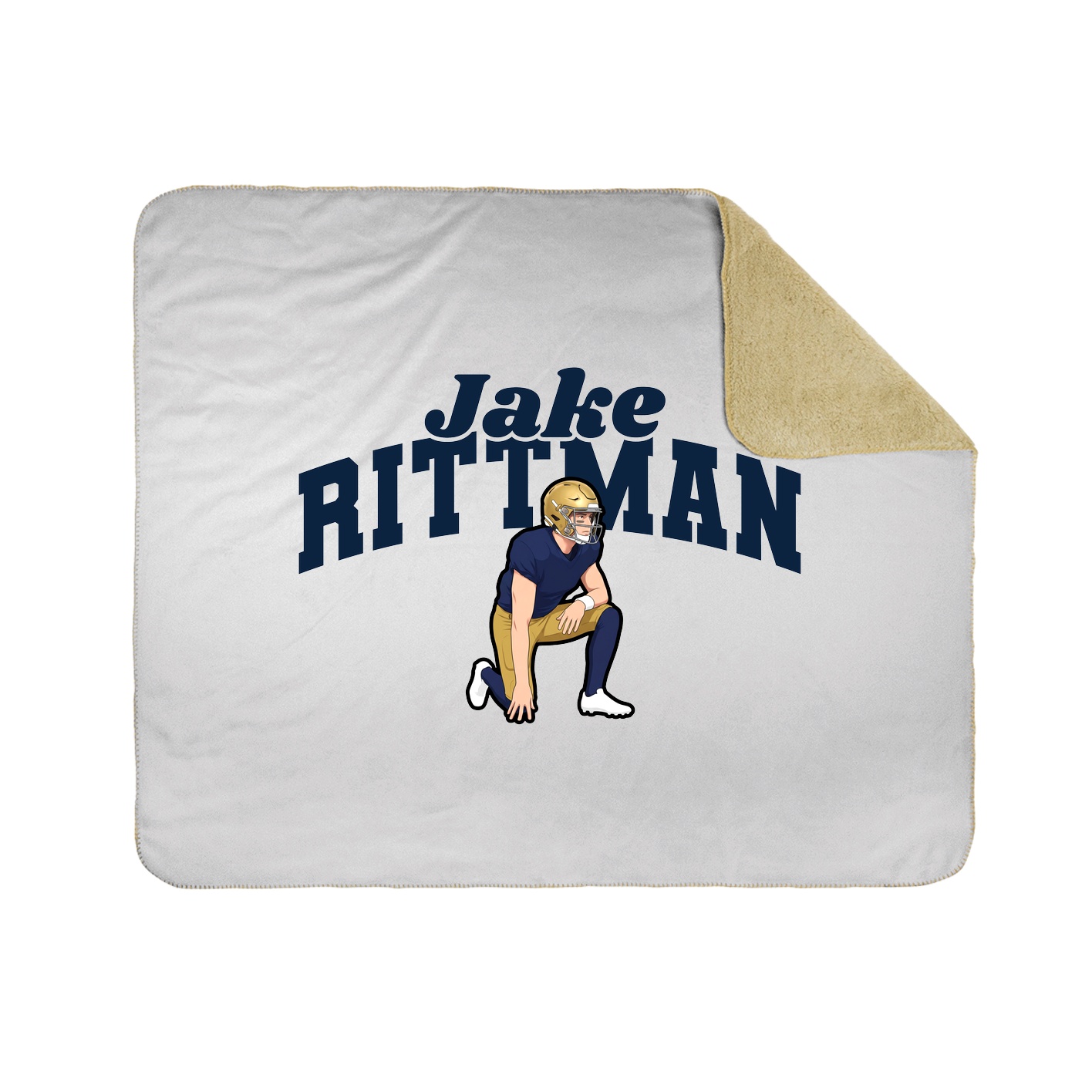 Throw Blanket — Signature Arch in White