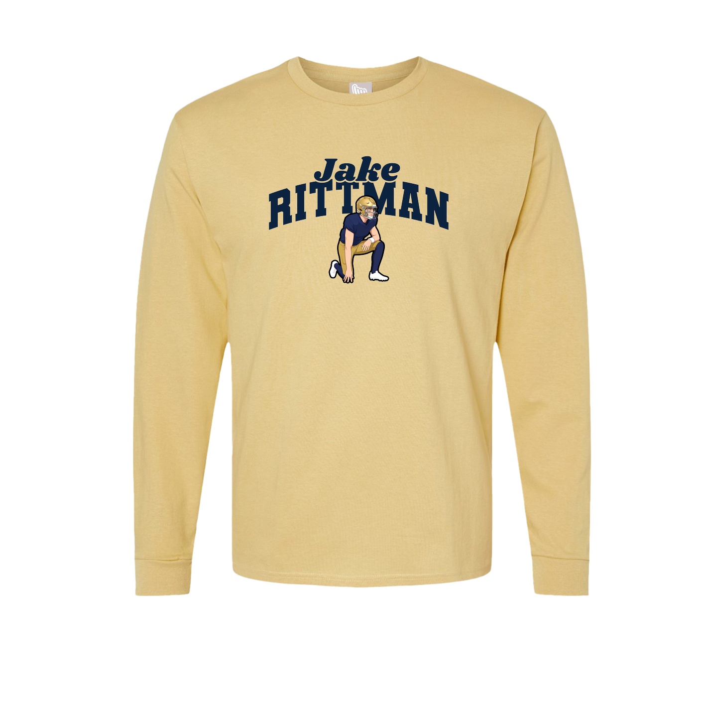 Long Sleeve Tee — Signature Arch in Vegas Gold