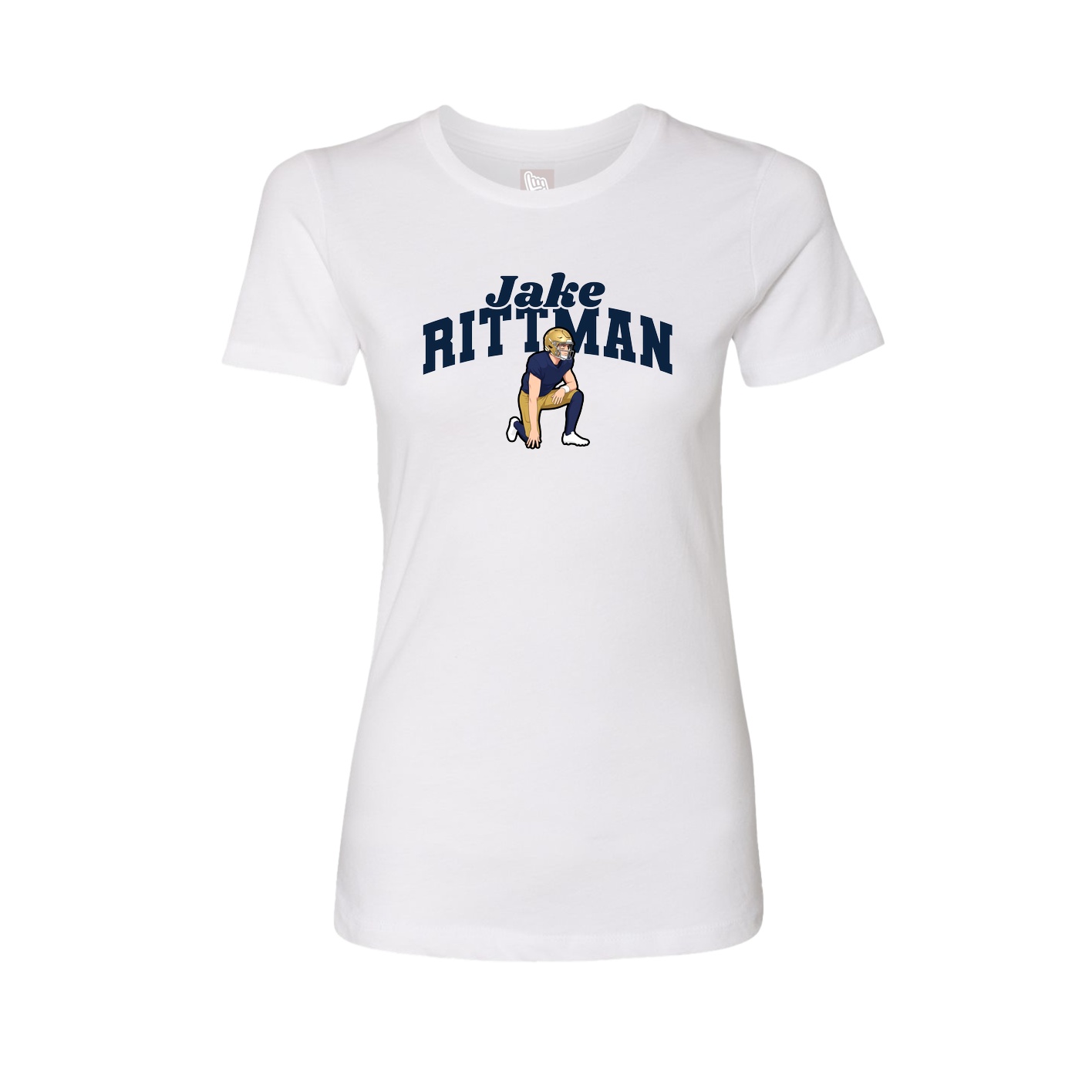 Womens Tee — Signature Arch in White