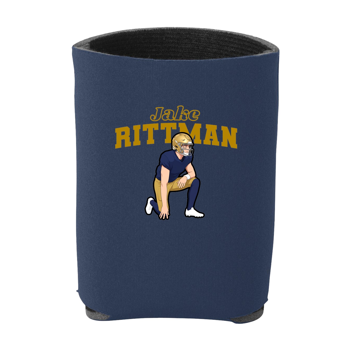 Can Holder — Name Arch in Navy