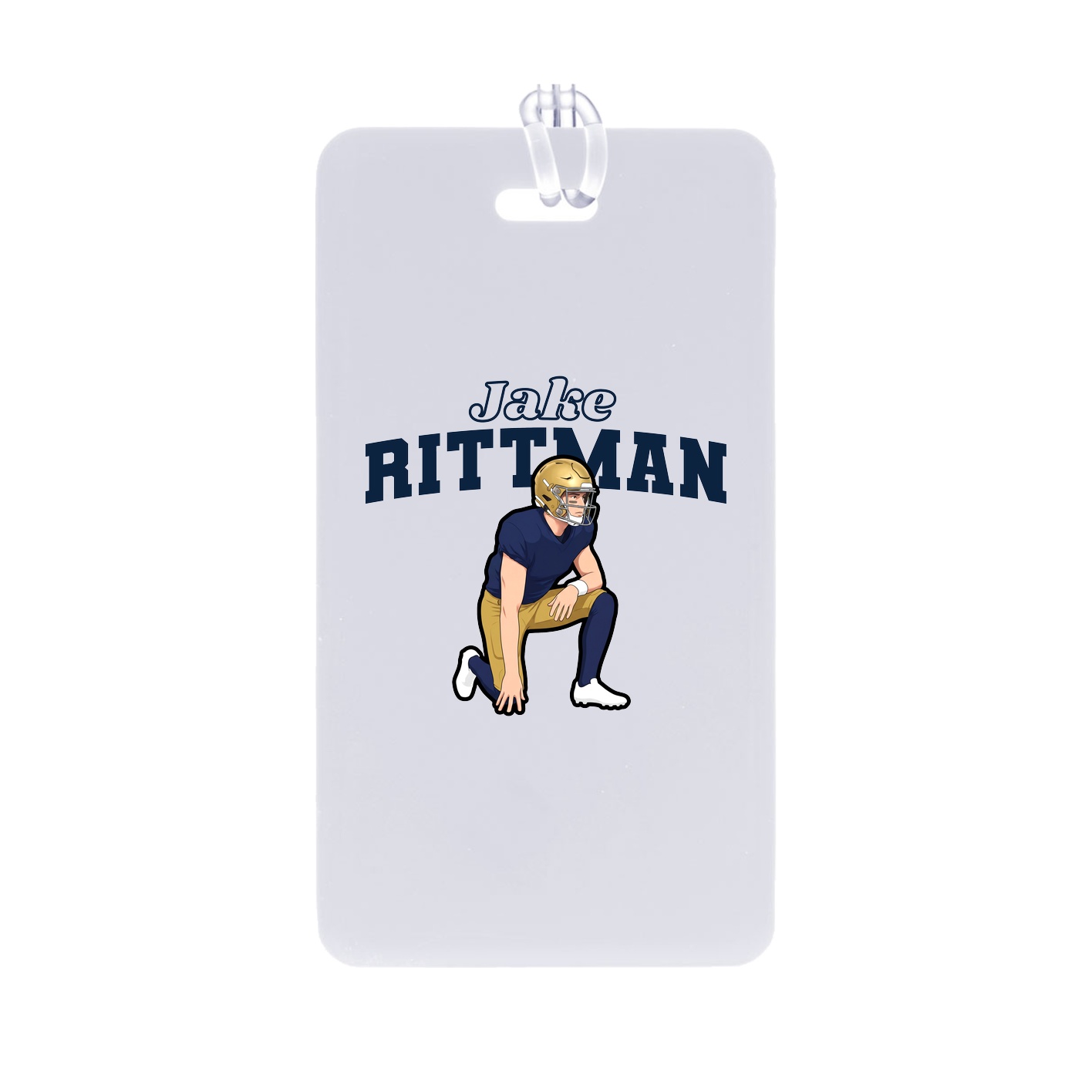 Bag Tag — Name Arch in Classic