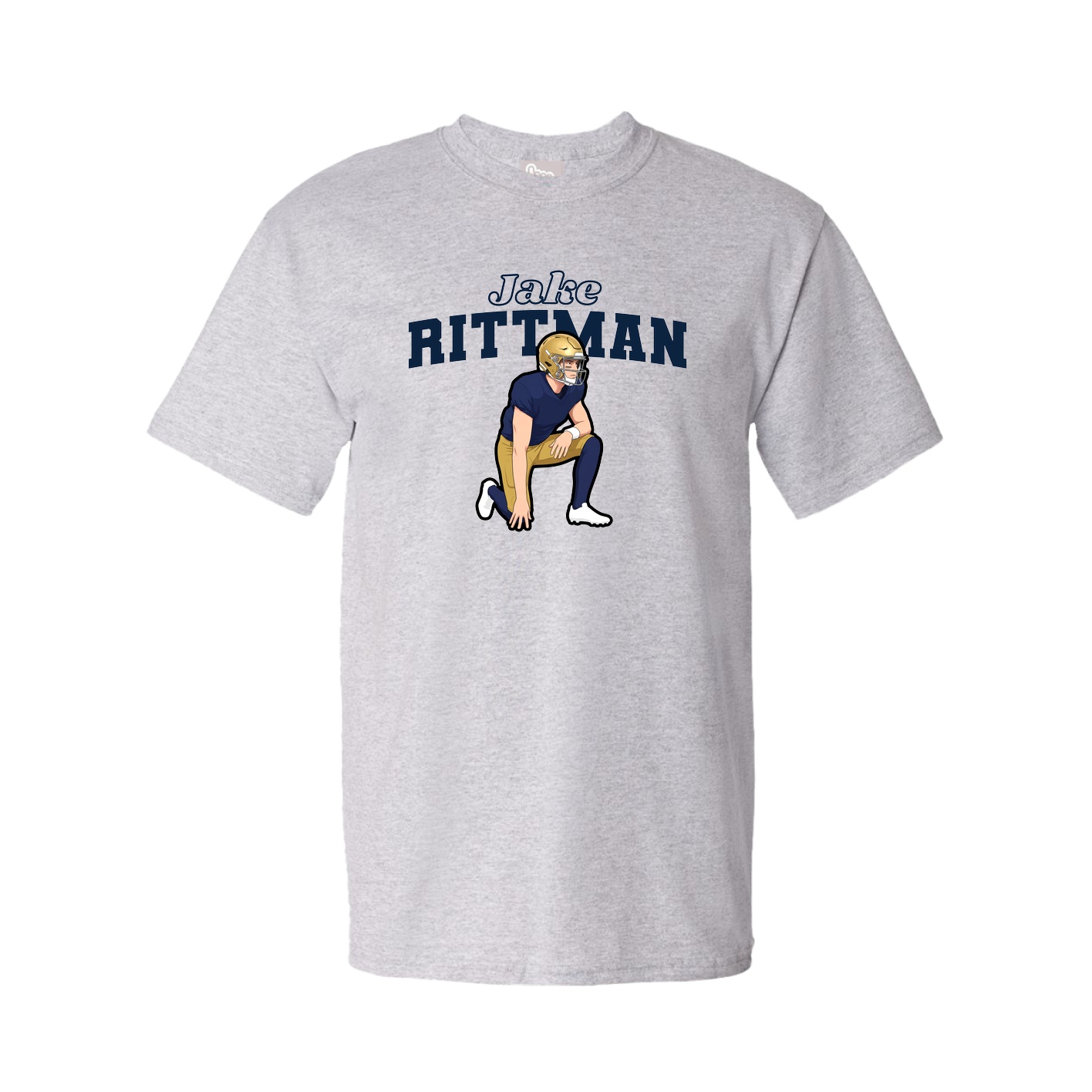 Tee — Name Arch in Grey