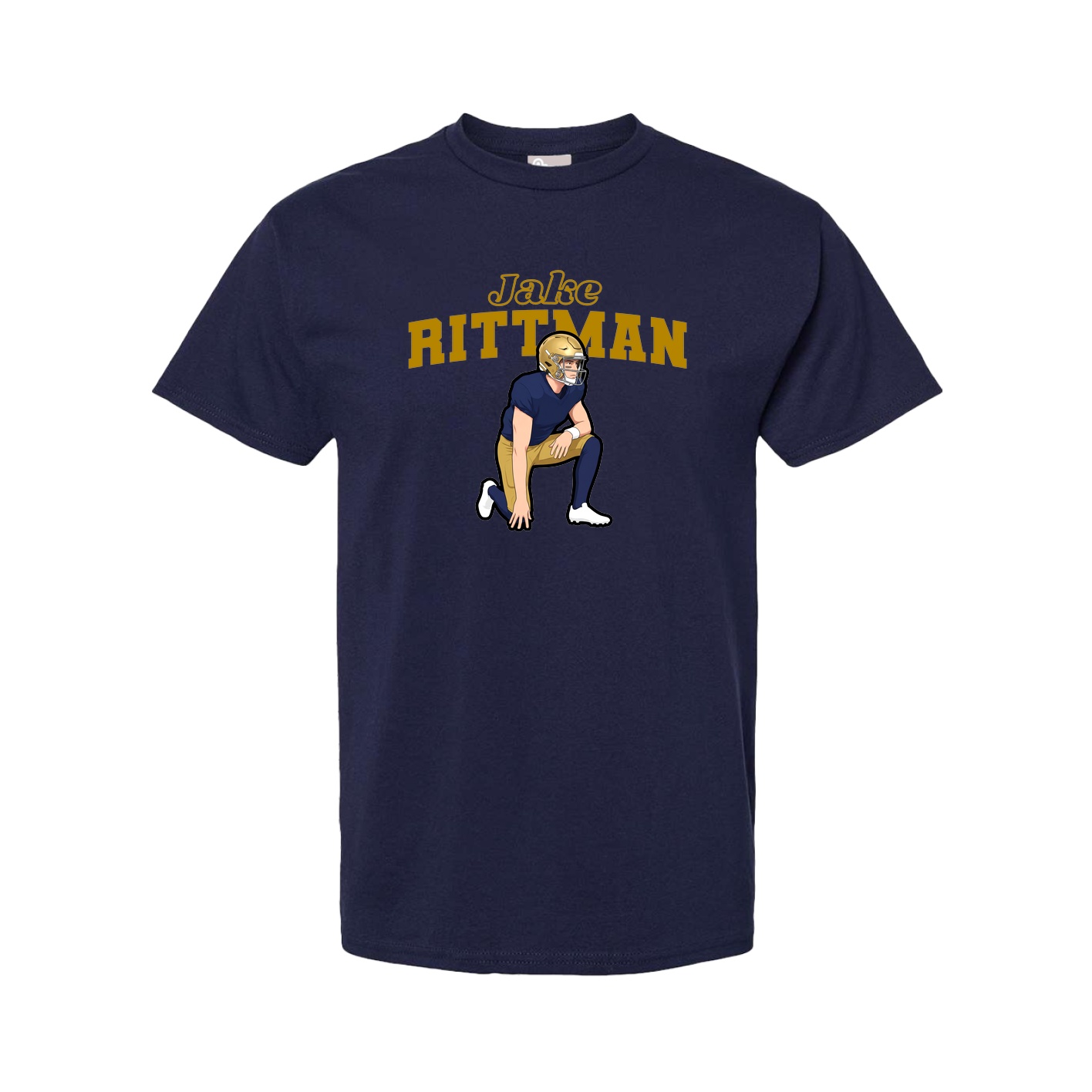 Tee — Name Arch in Navy