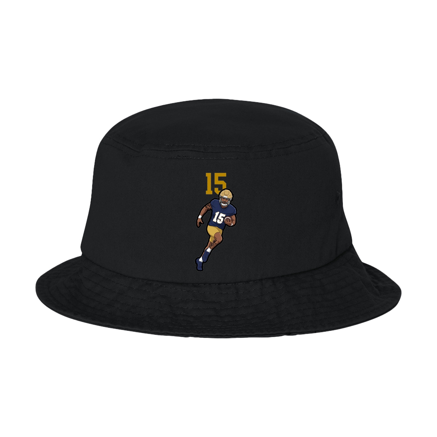 Bucket Cap — Number Top in Black