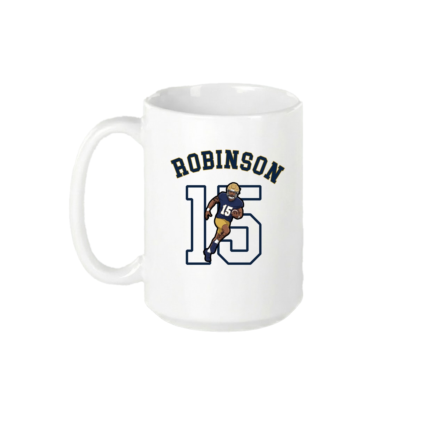 15oz Coffee Mug — Shirsey Arch in White