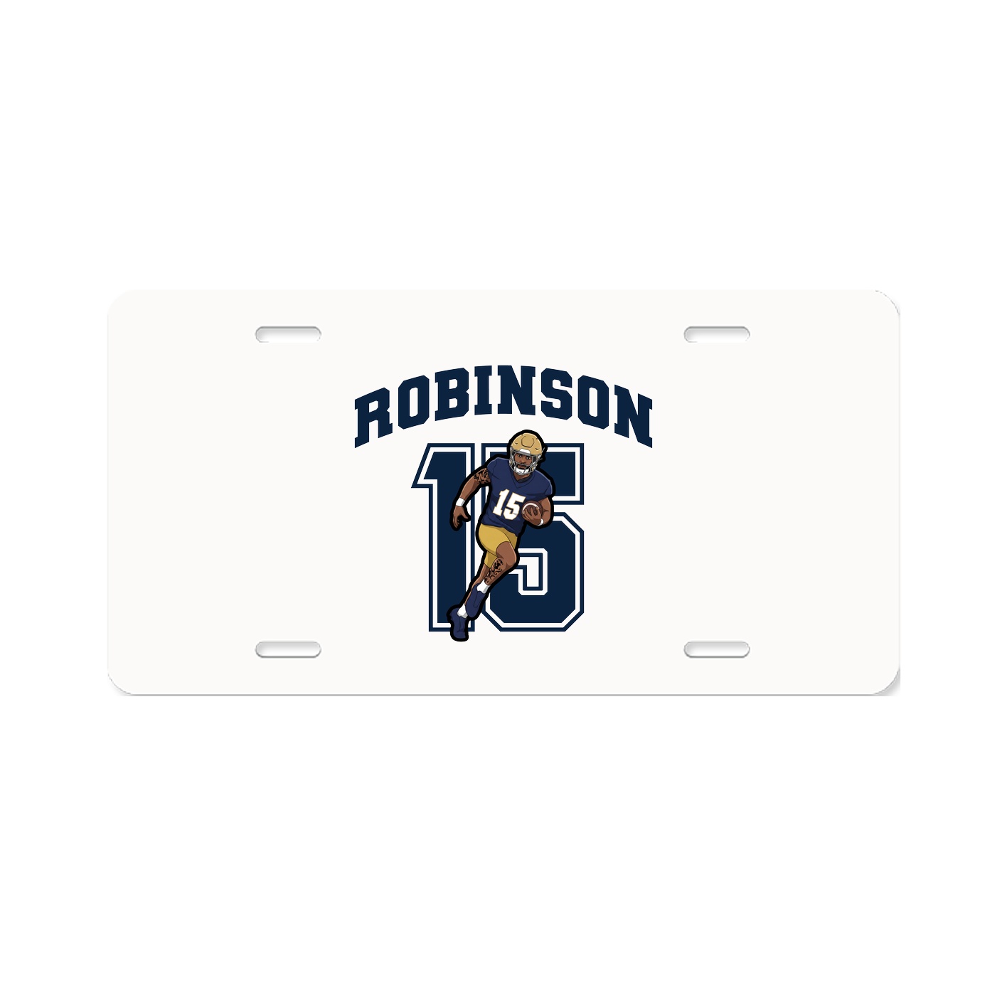 License Plate — Number in Classic