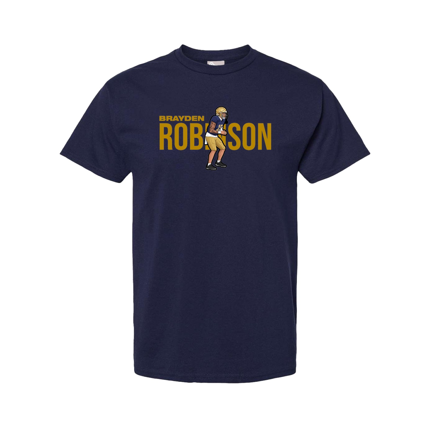 Youth Tee — Player Name in Navy