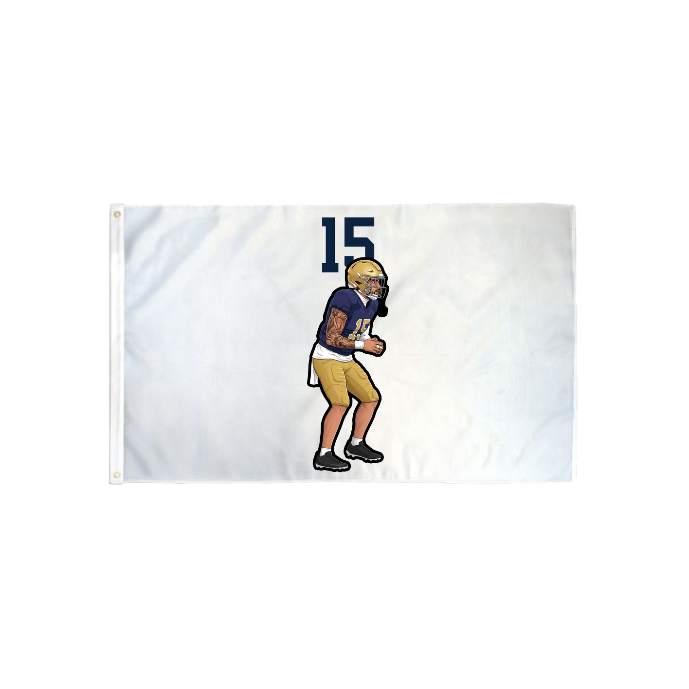 3x5 Flag — Number Top in Classic