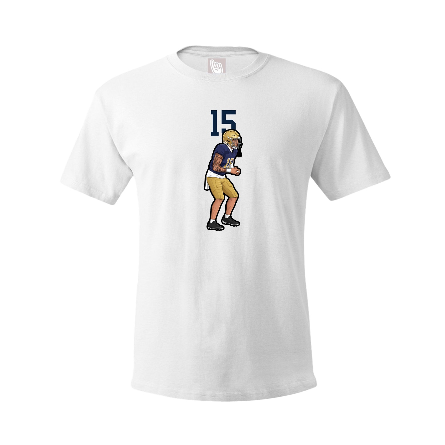 Tee — Number Top in White